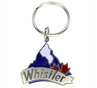 Whistler Mountain Logo Keychain
