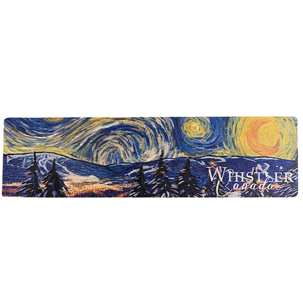 Starry Night Whistler Version Wooden Bookmark