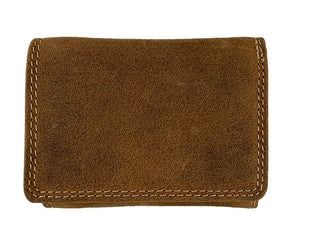 Leather Trifold Wallet with Double ID Holder 3.5
