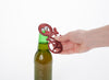 Iron Red Bike Shape Bottle Opener Opening a Beer