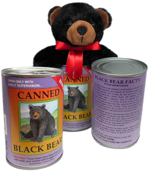 Canned Bear Plush -Carlbergs Gift Shop