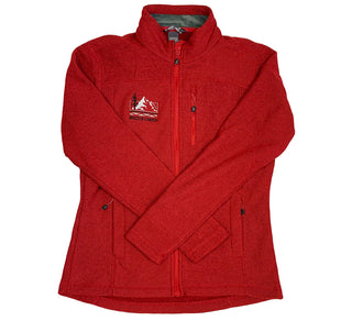 Ladies Red Jacket Fleece with Whistler Mountain Embroidered