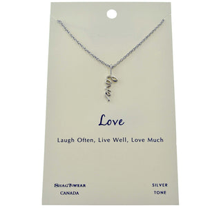 Love Script Charmed Necklace