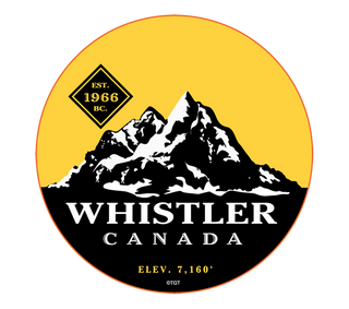 Wander Lust Mountains Whistler Bumper Sticker