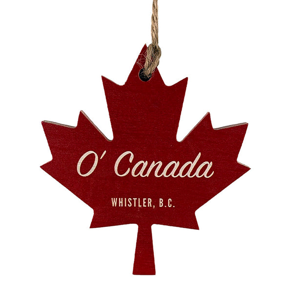 Wooden Canadian Ornaments