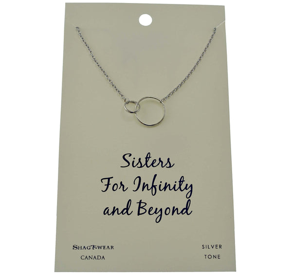 Infinity Loops Charmed Necklace