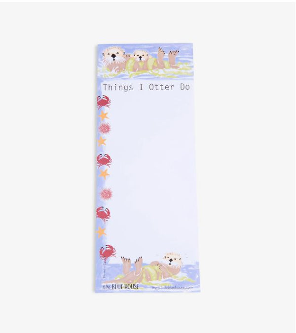 Otter Relaxing Magnetic Notepad