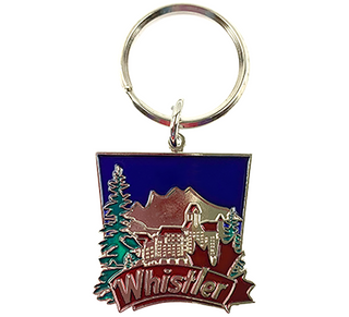Whistler Hotel Keychain