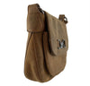 Small Leather Purse with Snap Flap