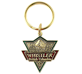 3D Whistler Mountain Keychain