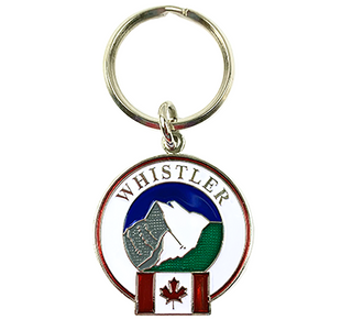 Whistler Mountain Emblem Keychain