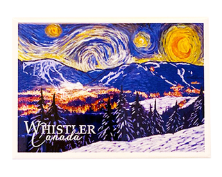 Starry Night Whistler Version Die Magnet