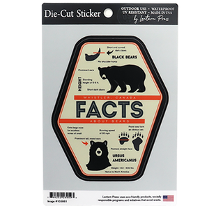 Bear Facts Whistler Die Cut Stickers