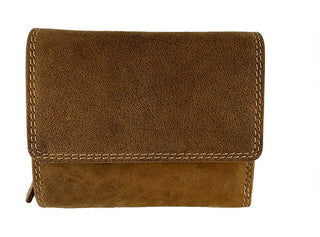 Leather Wallet with Flap Snap Closure 4.5