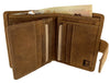 Leather Wallet with Front Snap
