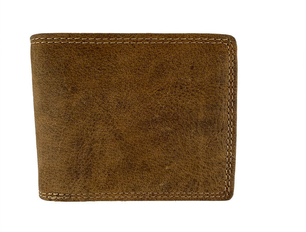 Leather Wallet with Double Bill Folder 4.75