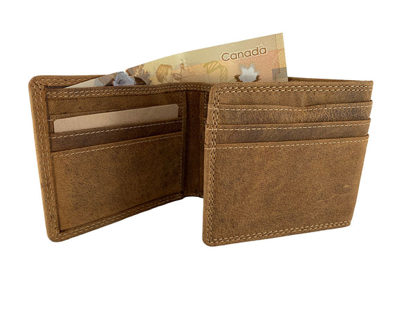 Trifold Leather Wallet