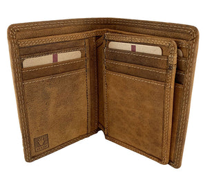 Vertical Wallet with Card & ID Flap 3.75