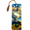 2 Moose 3D Bookmark with Tassel 