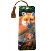 Fox  Vixen and  cubs 3D Bookmark with Tassel 