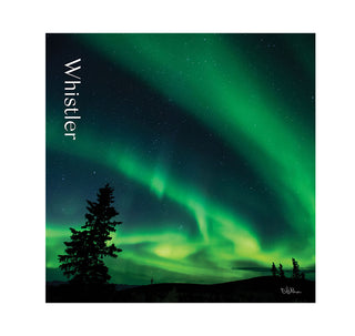 4x4 Aurora Borealis  Tile Art Coaster