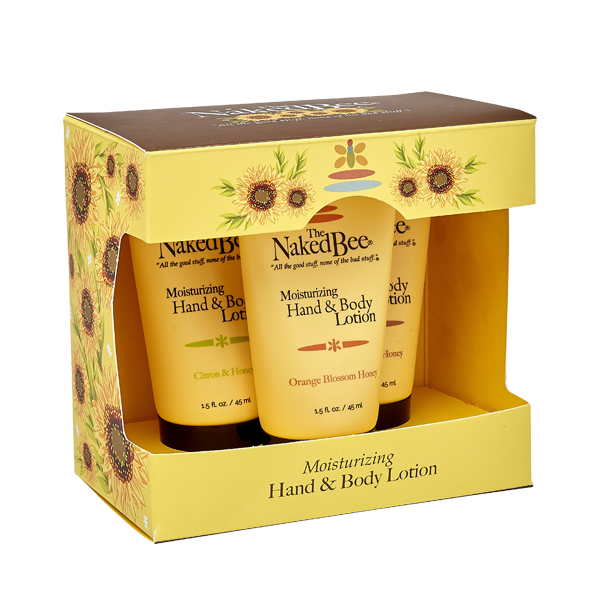 Hand & Body Lotion Trio   Set  3  x 1.5 oz  tube