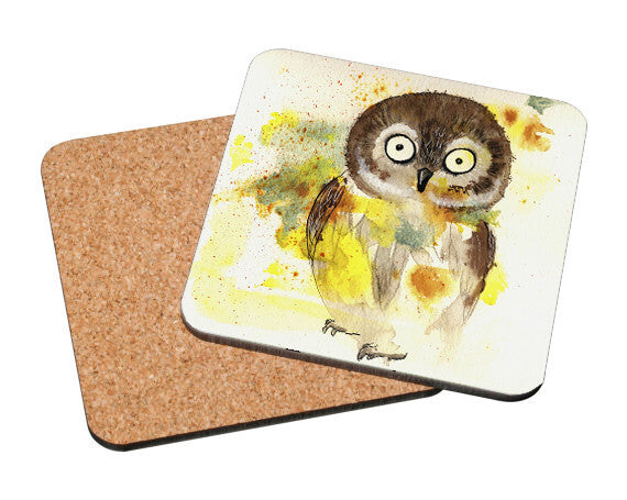 Owl Art Coaster