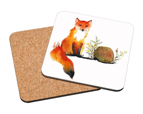 Fox Art Coaster