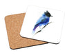 Blue Jay on Branch Art Coaster