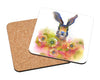 Bunny Among the Flowers Art Coaster
