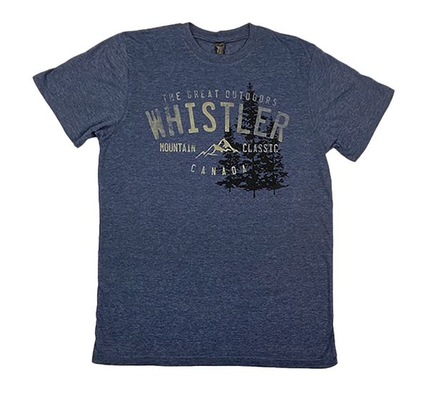 Heather Navy Men's Canadian Classic Mountain Tee