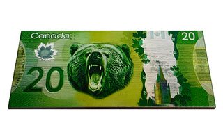 Canadian Dollar Bill Magnet