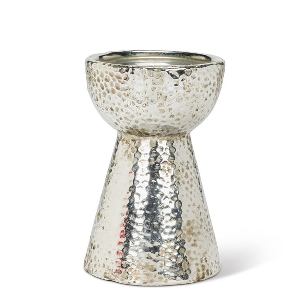 Pillar Pedestal Silver Candle Holder