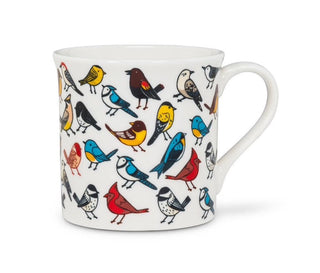 Multi Color Birds All Over Mug