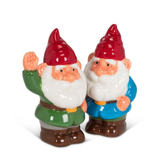 Gnome Ceramic Salt & Pepper Shakers