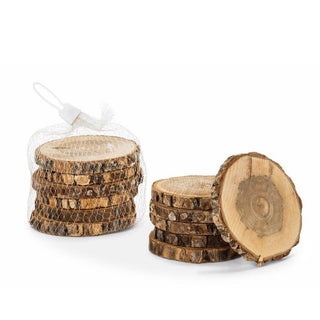 Natural Bark Coaster 6 Pieces