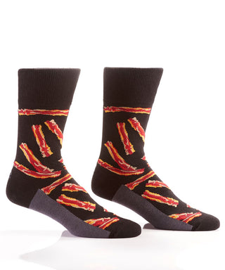 Beer and Pizza Novelty  Orange Socks