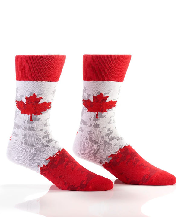 Canada Flag Novelty Socks
