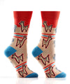 Llama Novelty Tan Socks