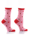 Canadian Mini Icons Novelty Pink Socks