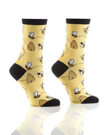 Bee  and Hive Women's Crew Socks
