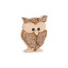 Tree Bark Owl Figurine 1.75