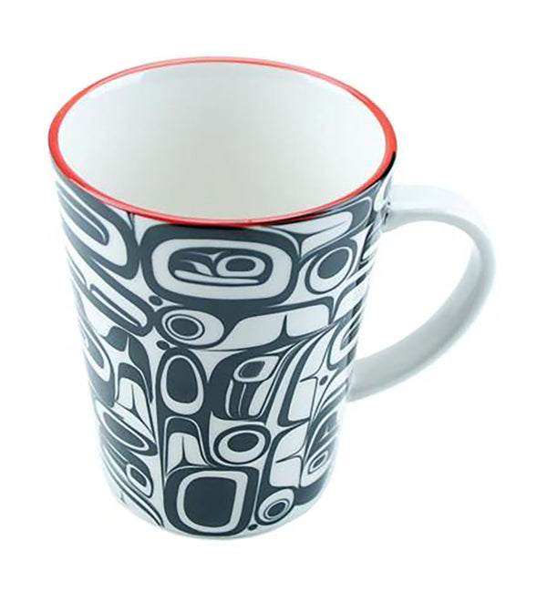 Porcelain Mug Indigenous Art Design