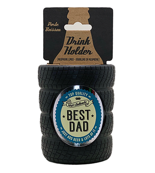 Best Dad Tire Beer Cozy