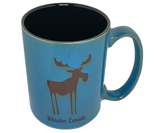 Glazed Maple Leaves Mug Whistler Canada  Name Dropp