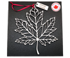 Laser Cut Maple Leaf Wood Ornament