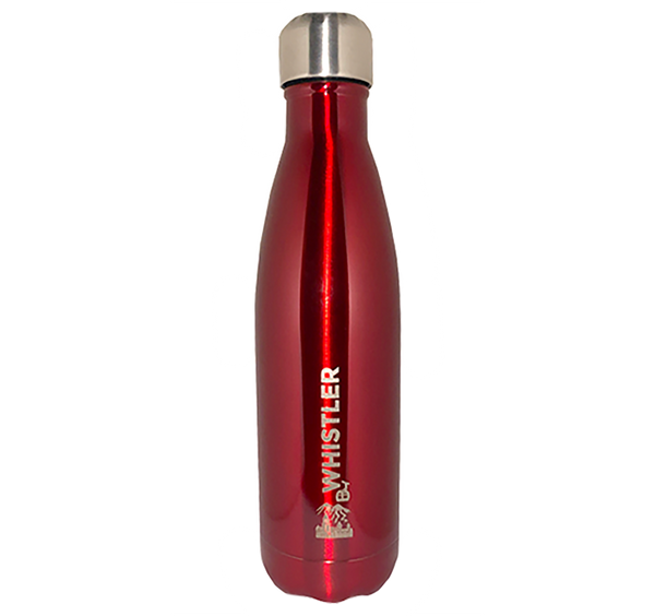 Whistler Gondola & Mountain Red Insulated Water Bottle 