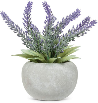 Potted Artificial Lavender Plant