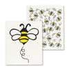 Bees  Eco Dish Cloth 2 Pieces