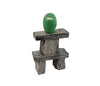 Handmade Aventurine Head Inukshuk Figurine